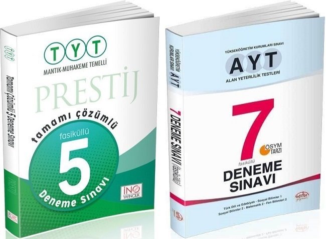 SÜPER FİYAT - Editör YKS TYT AYT 5+7 Deneme 2 li Set Editör + İnovasyon Yayınları