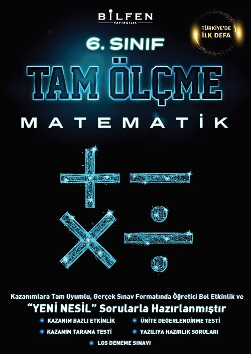 Bilfen 6. Sınıf Matematik Tam Ölçme Soru Bankası Bilfen Yayıncılık