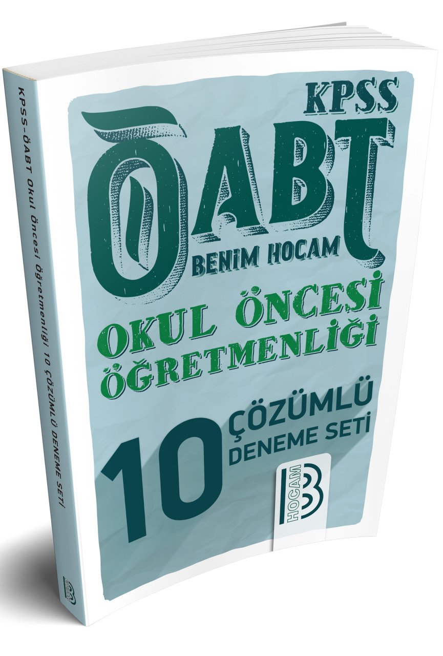 Benim Hocam 2019 ÖABT Okul Öncesi Öğretmenliği 10 Deneme Çözümlü Benim Hocam Yayınları