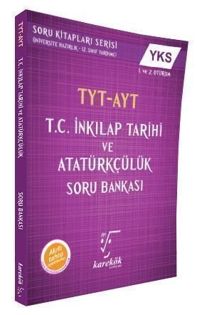 SÜPER FİYAT - Karekök YKS TYT AYT TC İnkılap Tarihi ve Atatürkçülük Soru Bankası Karekök Yayınları