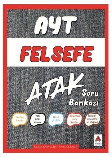 Delta Kültür YKS AYT Felsefe Atak Soru Bankası Delta Kültür Yayınları