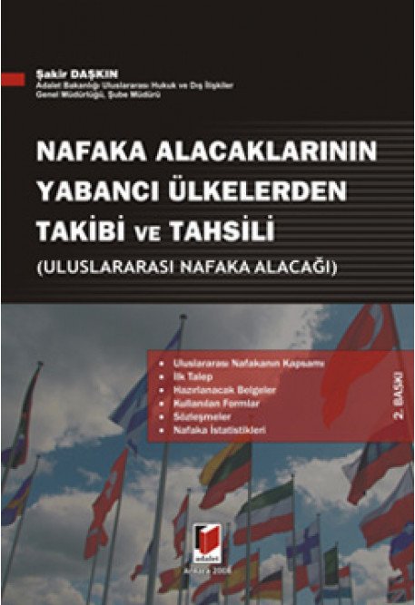 Adalet Nafaka Alacaklarının Yabancı Ülkelerden Takibi ve Tahsili - Şakir Daşkın Adalet Yayınevi