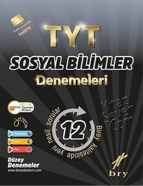 Birey YKS TYT Sosyal Bilimler 12 li Deneme Birey Yayınları