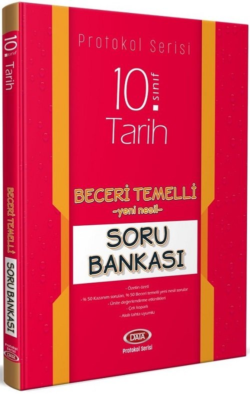 Data 10. Sınıf Tarih Beceri Temelli Soru Bankası Protokol Serisi Data Yayınları