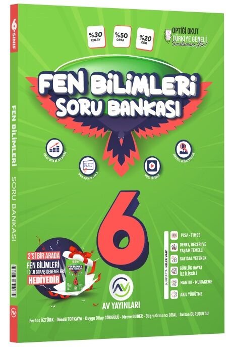 Av Yayınları 6. Sınıf Fen Bilimleri Soru Bankası Av Yayınları