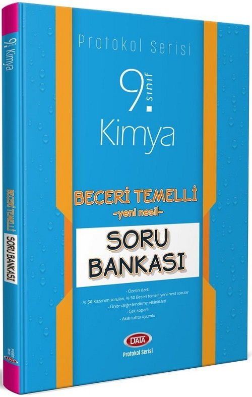 Data 9. Sınıf Kimya Beceri Temelli Soru Bankası Protokol Serisi Data Yayınları