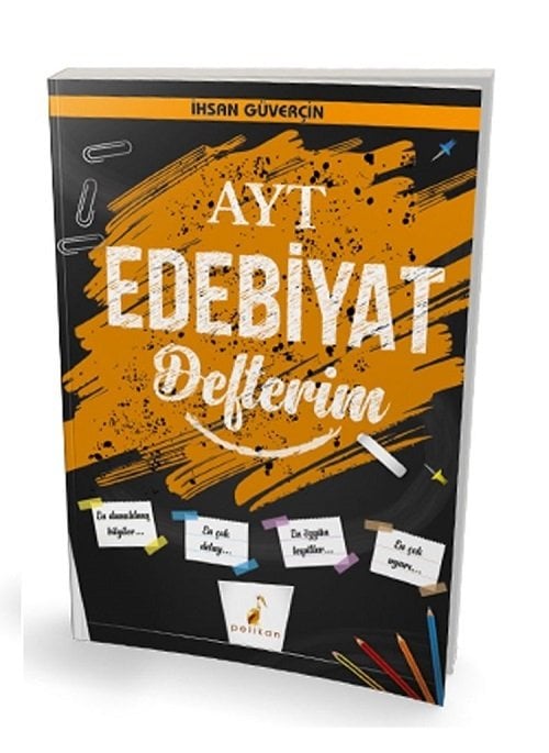 Pelikan YKS AYT Edebiyat Defterim Pelikan Yayınları