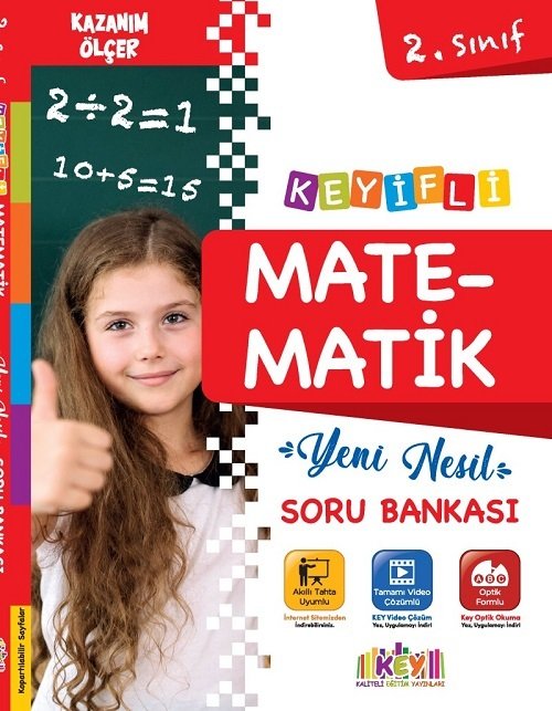 KEY Yayınları 2. Sınıf Matematik Keyifli Soru Bankası KEY Yayınları