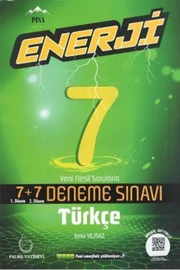 Palme 7. Sınıf Türkçe Enerji 7+7 Deneme Palme Yayınları