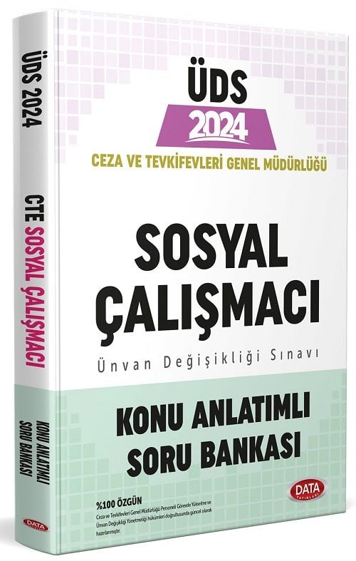 Data 2024 GYS ÜDS Ceza ve Tevkifevleri Sosyal Çalışmacı Konu Anlatımı Soru Bankası Ünvan Değişikliği Data Yayınları