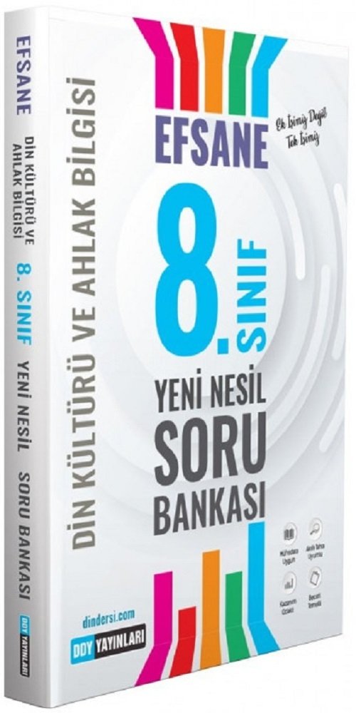 DDY Yayınları LGS 8. Sınıf Din Kültürü ve Ahlak Bilgisi Efsane Soru Bankası DDY Yayınları