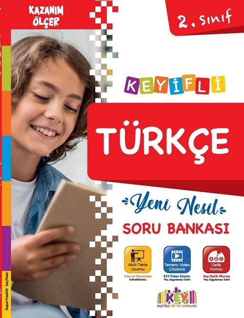 KEY Yayınları 2. Sınıf Türkçe Keyifli Soru Bankası KEY Yayınları