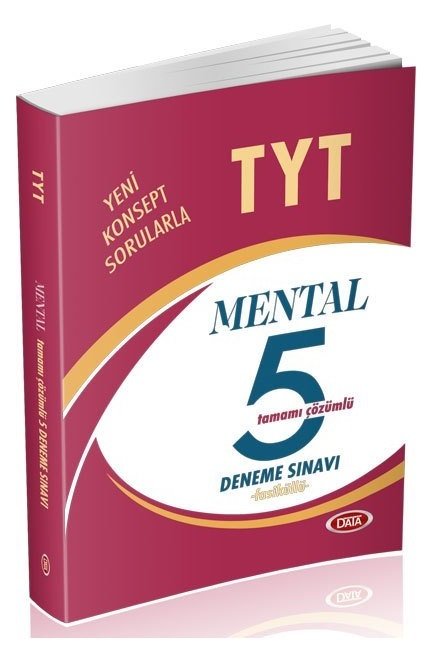 SÜPER FİYAT - Data YKS TYT Mental 5 Deneme Çözümlü Data Yayınları