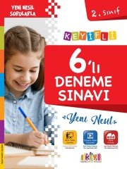 KEY Yayınları 2. Sınıf Tüm Dersler Keyifli 6 lı Deneme Sınavı KEY Yayınları