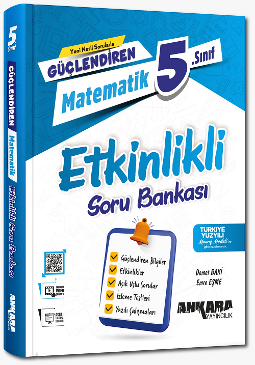 Ankara Yayıncılık 5. Sınıf Matematik Güçlendiren Etkinlikli Soru Bankası Ankara Yayıncılık