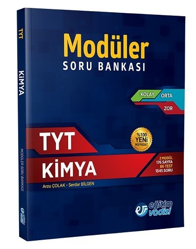 SÜPER FİYAT - Eğitim Vadisi YKS TYT Kimya Modüler Soru Bankası Eğitim Vadisi Yayınları