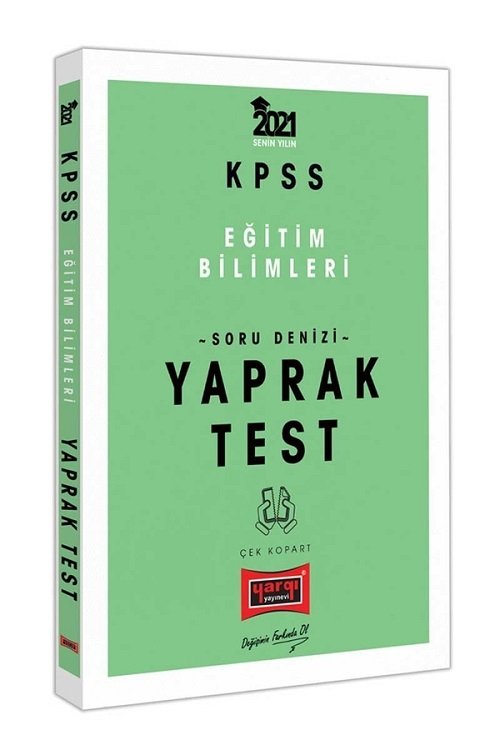 SÜPER FİYAT - Yargı 2021 KPSS Eğitim Bilimleri Soru Denizi Yaprak Test Çek Kopart Yargı Yayınları