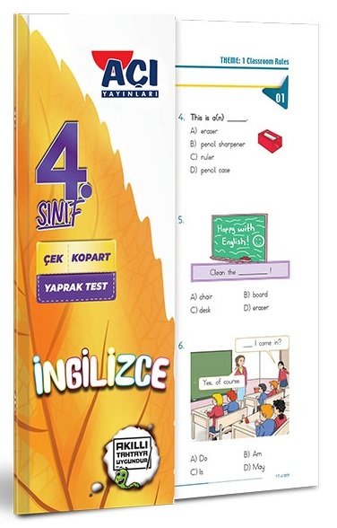 Açı Yayınları 4. Sınıf İngilizce Yaprak Test Açı Yayınları