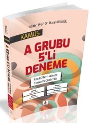 SÜPER FİYAT - DB Yayıncılık KPSS A Grubu KAMUS 5 Deneme Çözümlü - Duran Bülbül DB Yayıncılık