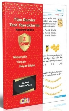 KEY Yayınları 2. Sınıf Tüm Dersler Kazanım Test Yaprakları KEY Yayınları