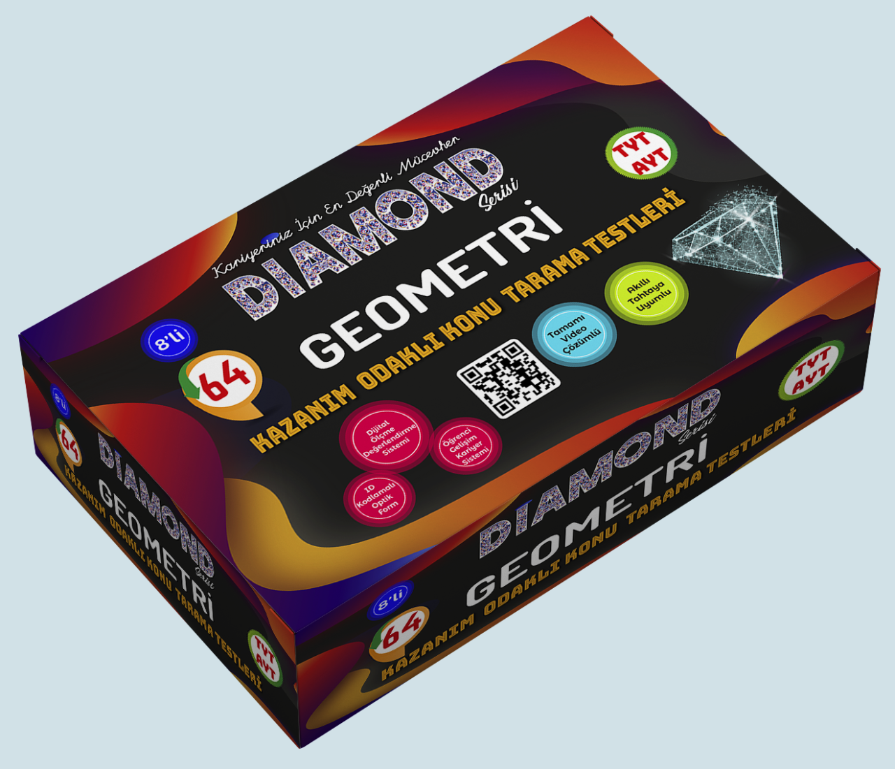 Gür YKS TYT Geometri Diamond 8 li Konu Tarama Testi Gür Yayınları