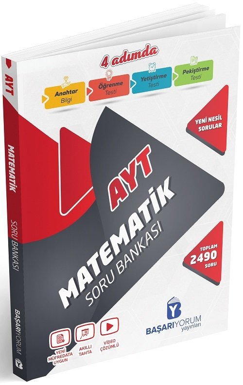 Başarıyorum YKS AYT Matematik 4 Adımda Soru Bankası Başarıyorum Yayınları