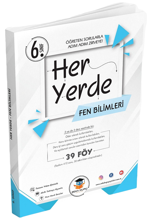 Zeka Küpü 6. Sınıf Her Yerde Fen Bilimleri 39 Föy Zeka Küpü Yayınları