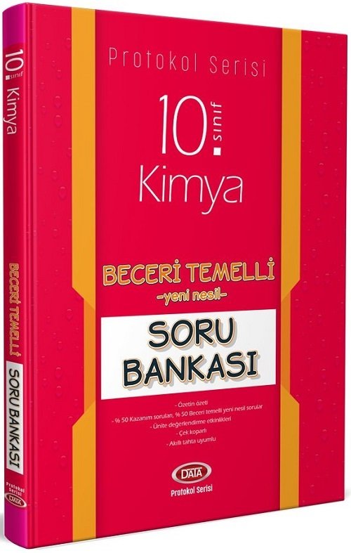 Data 10. Sınıf Kimya Beceri Temelli Soru Bankası Protokol Serisi Data Yayınları