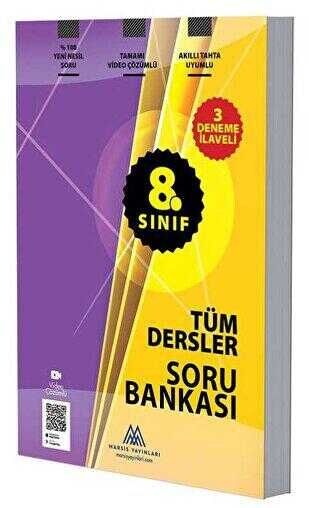 Marsis 8. Sınıf Tüm Dersler Soru Bankası Marsis Yayınları