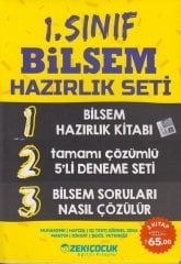 Zeki Çocuk 1. Sınıf Bilsem Hazırlık Seti Zeki Çocuk Yayınları