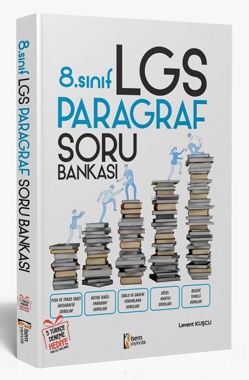 İsem 8. Sınıf LGS Paragraf Soru Bankası + 5 Deneme İsem Yayıncılık