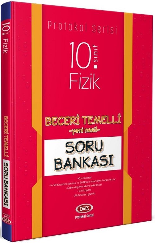 Data 10. Sınıf Fizik Beceri Temelli Soru Bankası Protokol Serisi Data Yayınları