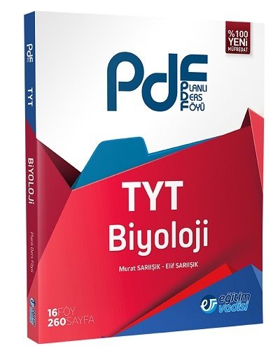 SÜPER FİYAT - Eğitim Vadisi YKS TYT Biyoloji PDF Planlı Ders Föyü Konu Anlatımlı Eğitim Vadisi Yayınları