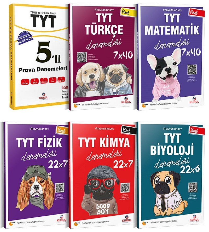 Kurul YKS TYT Sayısal Deneme 6 lı Set Kurul Yayıncılık