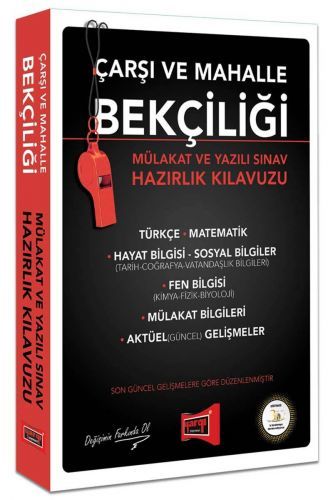 SÜPER FİYAT - Yargı Çarşı ve Mahalle Bekçiliği Mülakat ve Yazılı Sınav Hazırlık Kılavuzu Yargı Yayınları