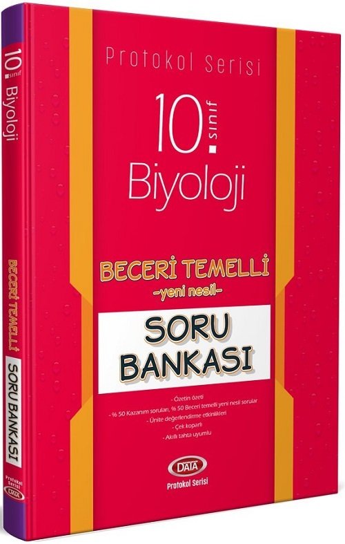 Data 10. Sınıf Biyoloji Beceri Temelli Soru Bankası Protokol Serisi Data Yayınları