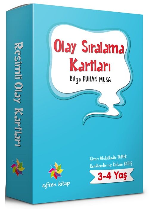 Olay Sıralama Kartları 3-4 Yaş - Bilge Buhan Musa Eğiten Kitap