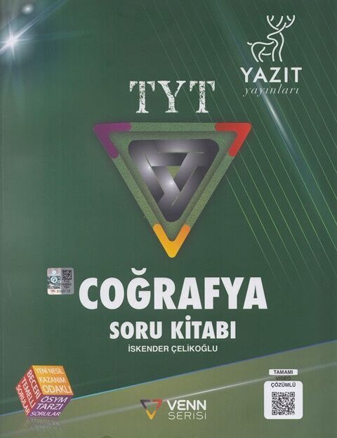 Yazıt YKS TYT Coğrafya Soru Kitabı Venn Serisi Yazıt Yayınları