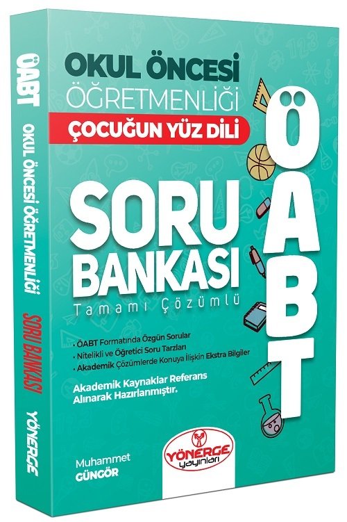 SÜPER FİYAT - Yönerge ÖABT Okul Öncesi Çocuğun Yüz Dili Soru Bankası Çözümlü - Muhammet Güngör Yönerge Yayınları