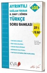 KVA Koray Varol 8. Sınıf LGS Türkçe 1. Dönem Sağlam Tekrar Soru Bankası KVA Koray Varol Yayınları