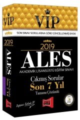 Yargı 2019 ALES VIP Çıkmış Sorular Son 7 Yıl Çözümlü Yargı Yayınları