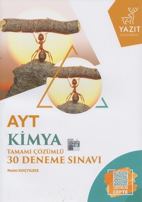 Yazıt YKS AYT Kimya 30 Deneme Yazıt Yayınları