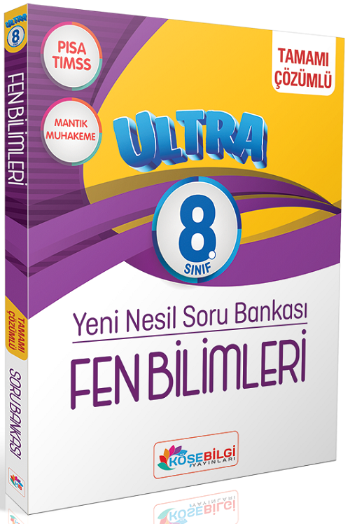 Köşebilgi 8. Sınıf Fen Bilimleri Ultra Çözümlü Soru Bankası Köşebilgi Yayınları