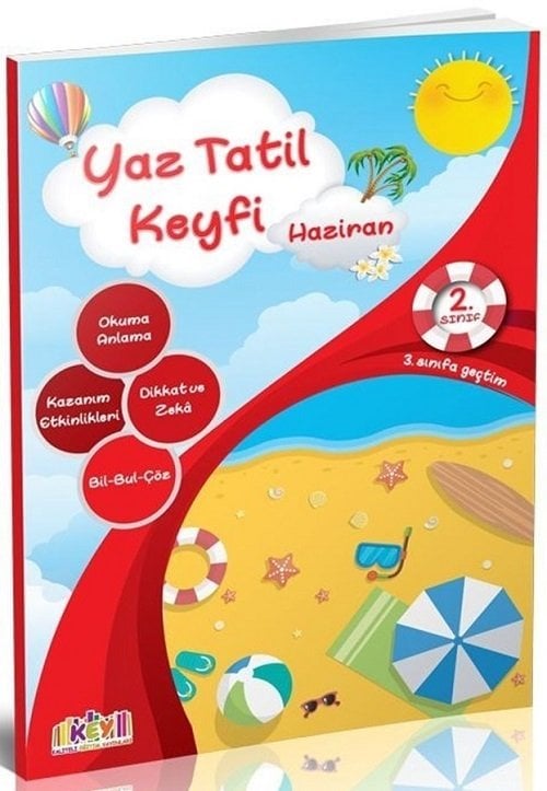 KEY Yayınları 2. Sınıf Keyifli Yaz Tatil Seti 6 lı Set KEY Yayınları