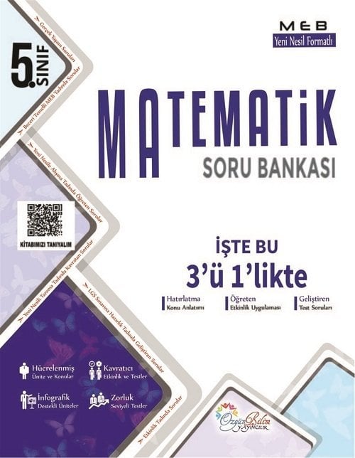 Özgün Bilim 5. Sınıf Matematik İşte Bu 3 ü 1 likte Soru Bankası Özgün Bilim Yayınları