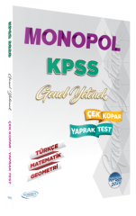 SÜPER FİYAT - Monopol 2020 KPSS Genel Yetenek Yaprak Test Monopol Yayınları