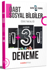 SÜPER FİYAT - İndeks Akademi ÖABT Sosyal Bilgiler Öğretmenliği 5 Deneme Dijital Çözümlü İndeks Akademi Yayıncılık