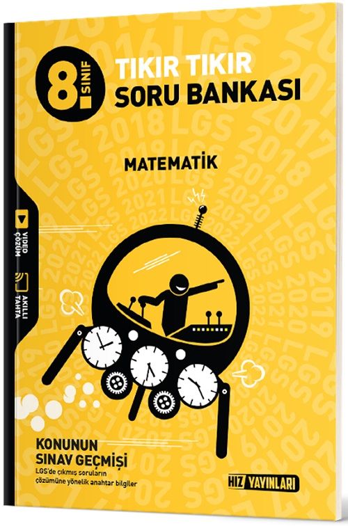 Hız Yayınları 8. Sınıf Matematik Tıkır Tıkır Soru Bankası Hız Yayınları