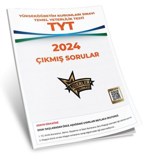 Liderler Karması 2024 YKS TYT Çıkmış Sorular Çözümlü Liderler Karması