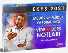 Yetki 2021 MEB EKYS Müdür ve Yardımcılığı Video Ders Notları - Nurettin Akman Yetki Yayınları